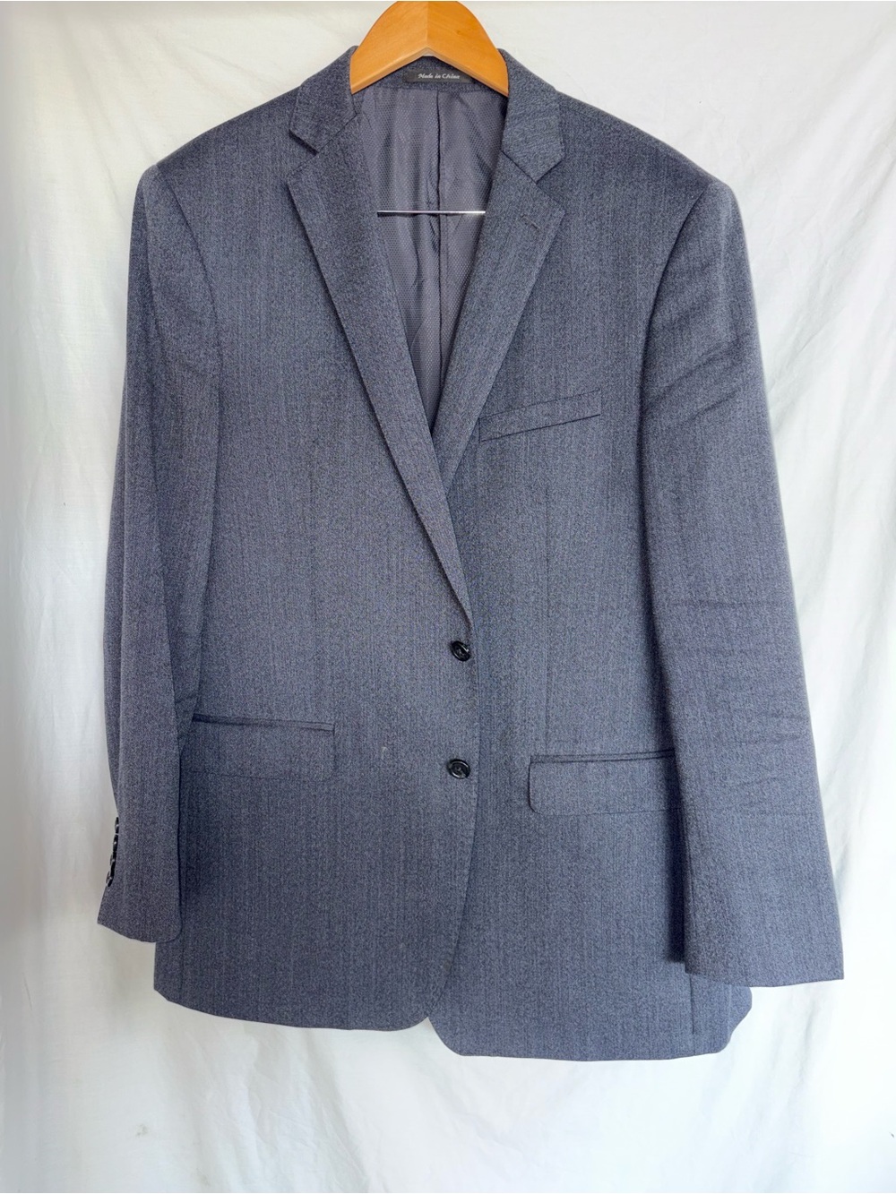 Michael Kors Men's Charcoal Gray Two-Button Notch Lapel Blazer